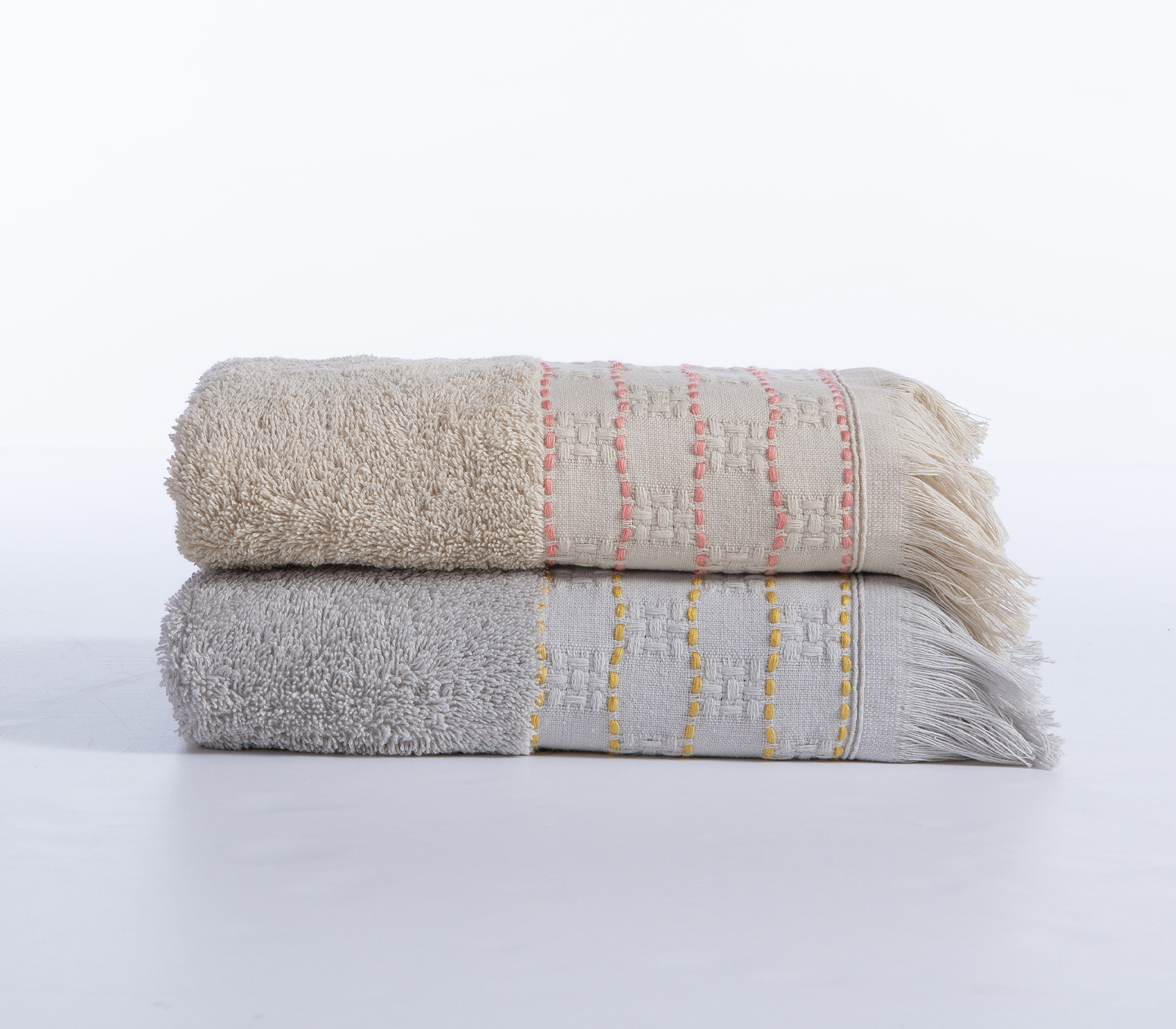 Πετσέτα Σώματος Nef-Nef Homeware Quantro 70x140 Beige