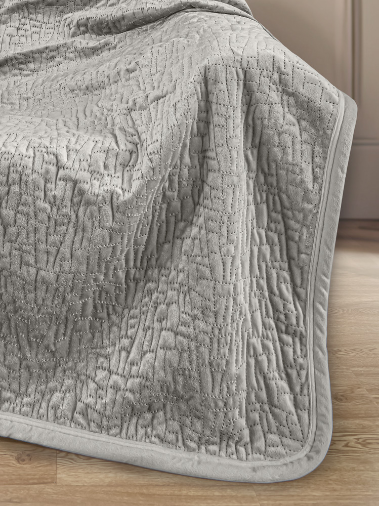 Ριχτάρι Πολυθρόνας Guy Laroche Bolzano Vison 130X170 + Mαξιλάρι 40X40+2.5 χωρίς γέμιση