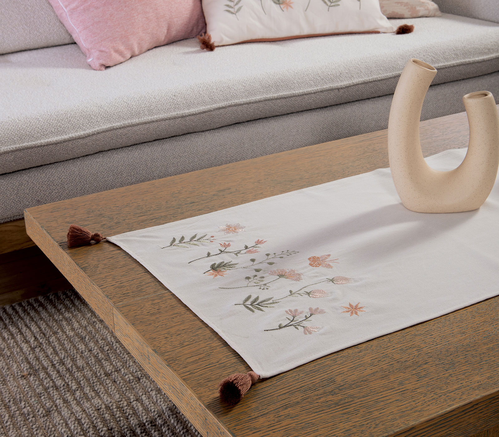 Τραβέρσα Nef-Nef Homeware Passion 40x140 Pink 