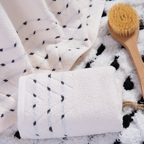 Πετσέτα Προσώπου Nef-Nef Homeware Cheville 50X90 Ecru