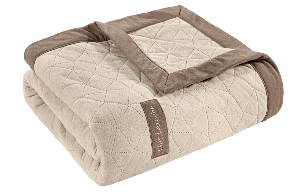 Ριχτάρι Διθέσιο Guy Laroche Avalon Cream 170x250 + Μαξιλάρι 42X42+3  