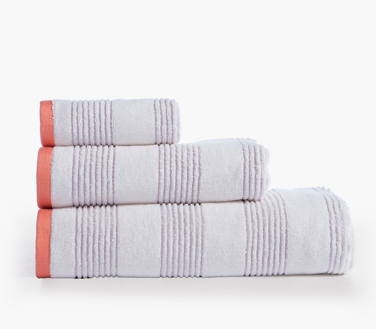 Πετσέτα Προσώπου Nef-Nef Homeware Vertia 50X90 Mauve