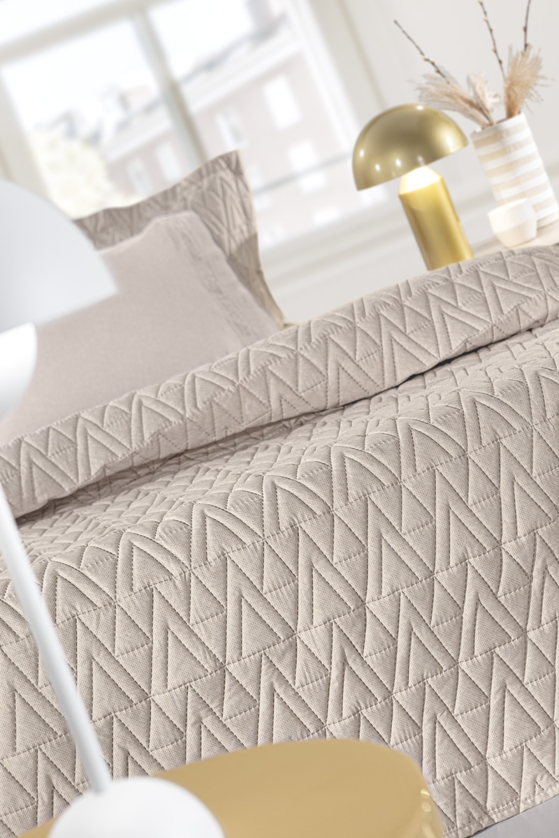 Κουβερλί Ημίδιπλο Guy Laroche (Σετ) Kylian Natural 180X240