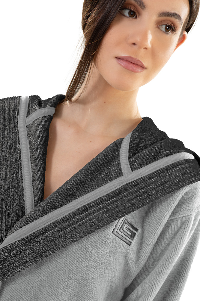  Μπουρνούζι Guy Laroche Monogram Smoke Medium