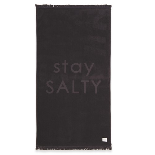 Πετσέτα Θαλάσσης Nef-Nef Homeware Stay Salty 90x170 Black