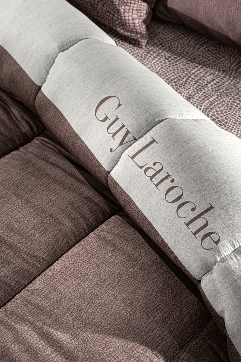 Πάπλωμα Υπέρδιπλο Guy Laroche Safari Choco Suede  220x240 