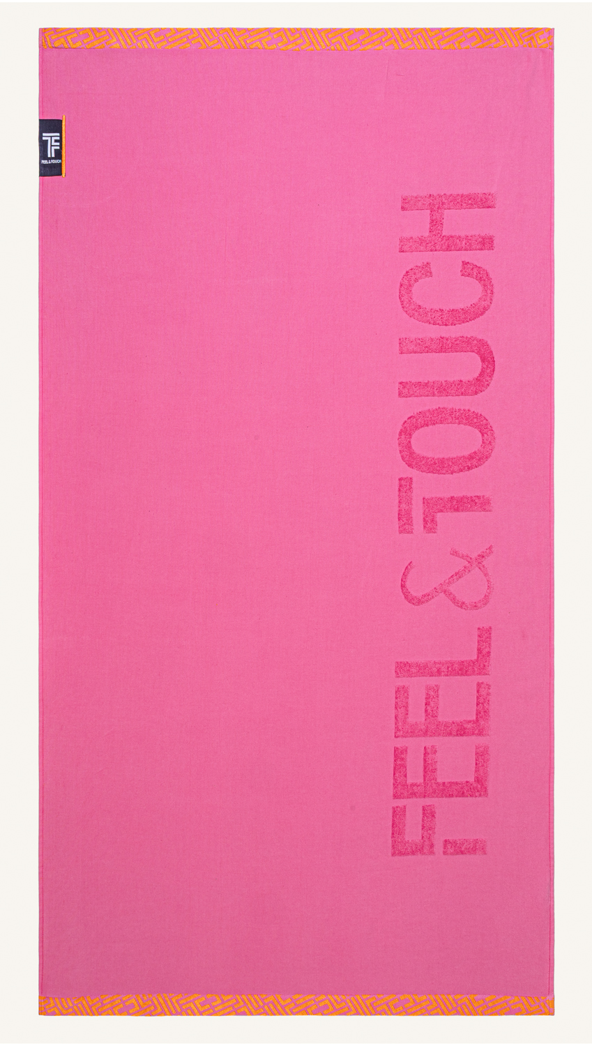 Πετσέτα Θαλάσσης Feel and Touch Sunny Fuchsia 90X180