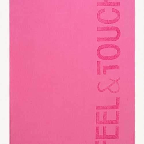 Πετσέτα Θαλάσσης Feel and Touch Sunny Fuchsia 90X180