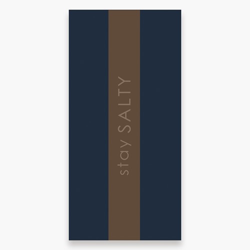 Πετσέτα Θαλάσσης Nef-Nef Homeware Stay Salty 80Χ160 Blue/Brown