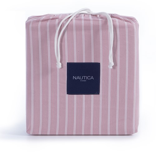 Σεντόνια Υπέρδιπλα Nef-Nef Homeware Nau Coast 240X270 Rose