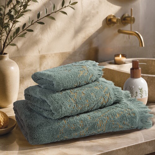 Πετσέτα Προσώπου Nef-Nef Homeware Saron 50x90 Green
