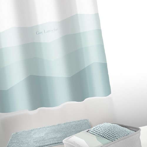 Κουρτίνα Μπάνιου + Πατάκι Guy Laroche (Σετ) Blum Aqua 4τμχ