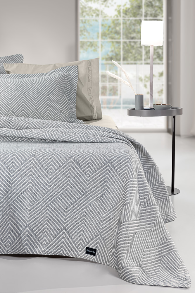 Κουβερτόριο Υπέρδιπλο Guy Laroche Tetris Anthacite 245X260