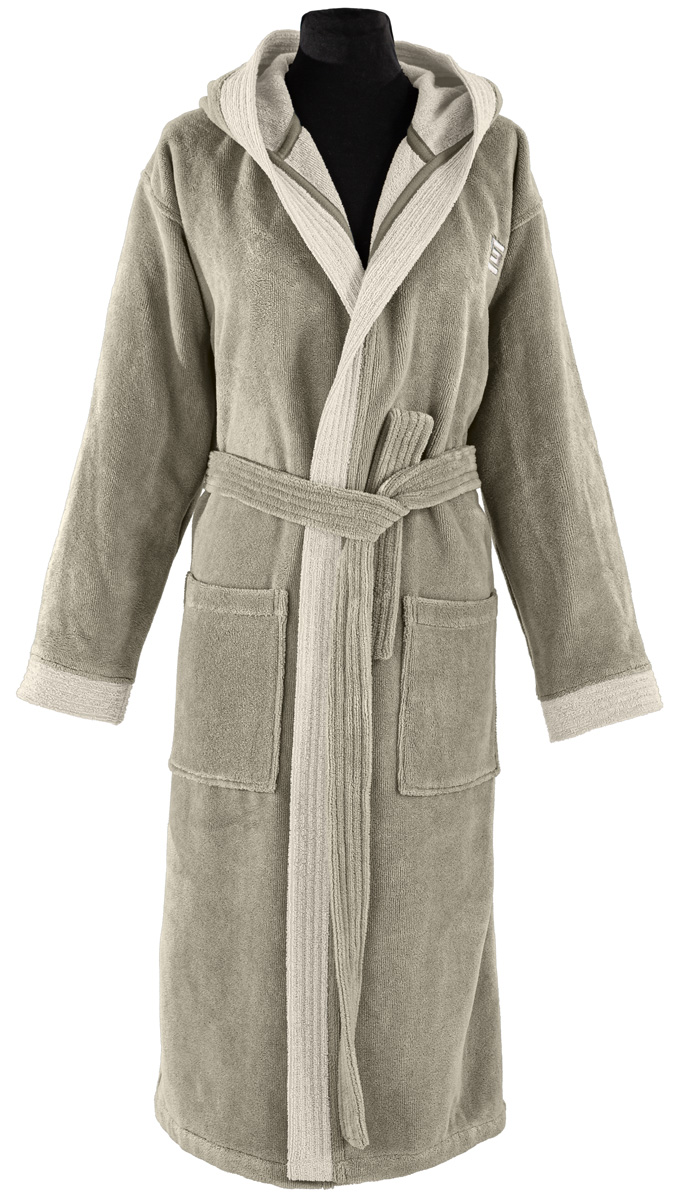 Μπουρνουζι Guy Laroche Monogram Khaki Small