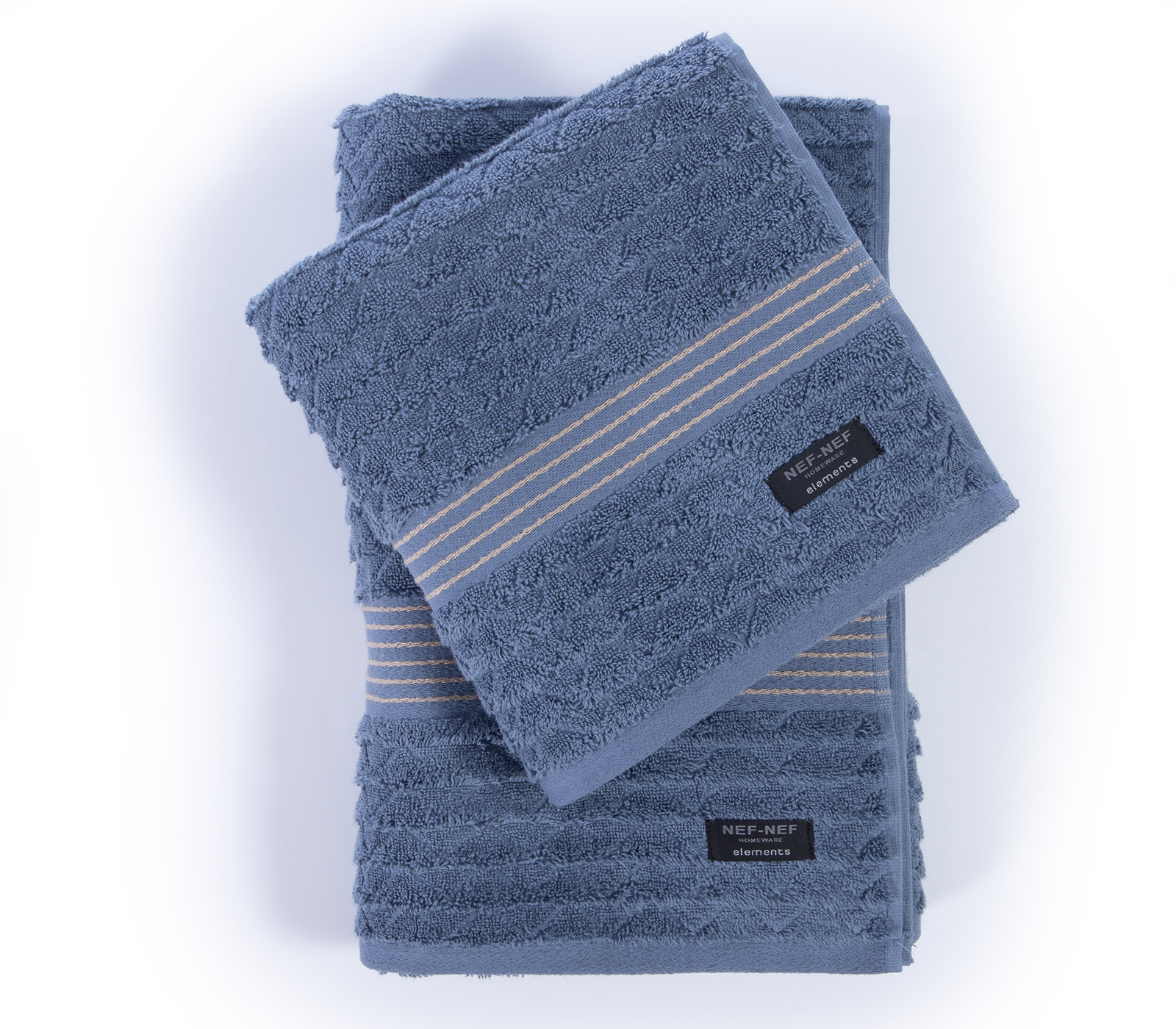 Πετσέτα Προσώπου Nef-Nef Homeware Elgun 50x100 Denim