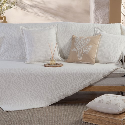 Ριχτάρι Τριθεσίου Nef-Nef Homeware Zebra 170X300 Ecru