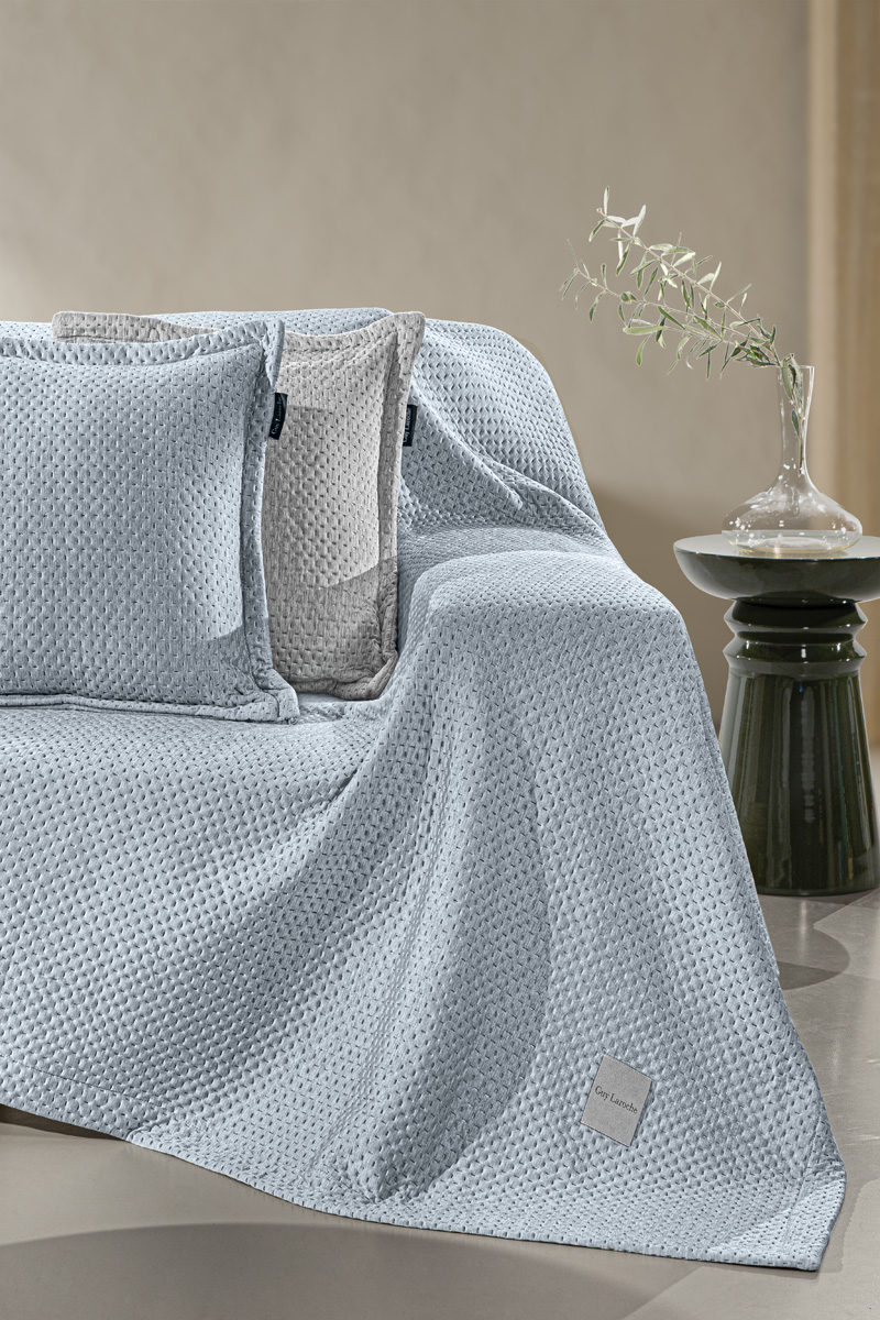 Ριχτάρι Τριθεσίου Guy Laroche Cooling Denim 170X300 + Μαξιλάρι 45X45+3