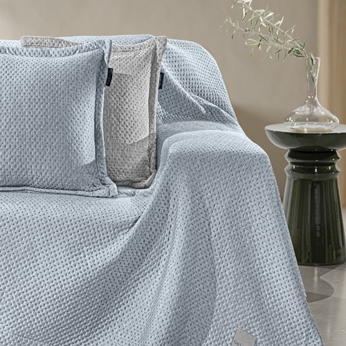 Ριχτάρι Τριθεσίου Guy Laroche Cooling Denim 170X300 + Μαξιλάρι 45X45+3