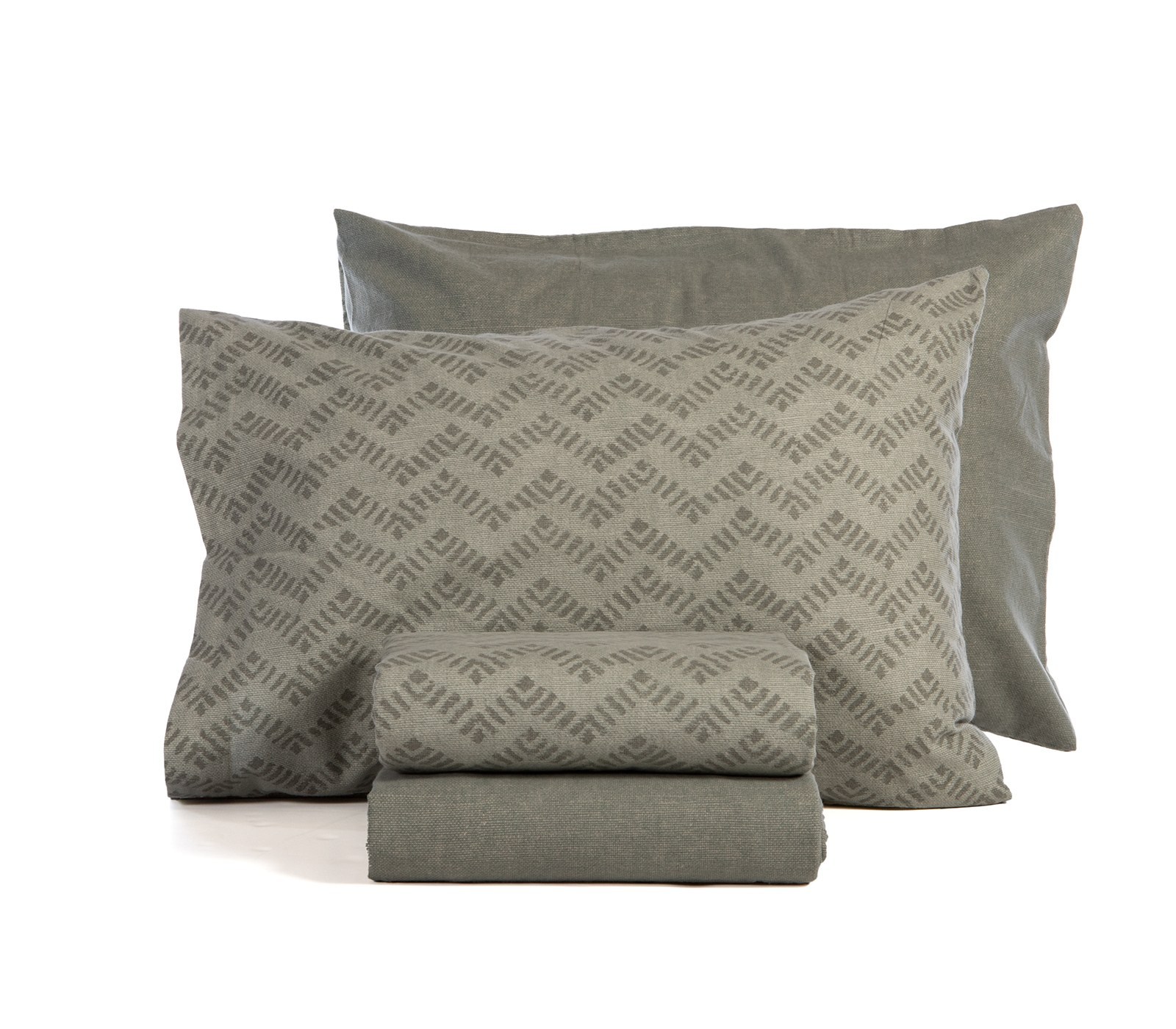 Σεντόνια Φανελένια  Υπέρδιπλα Nef-Nef Homeware (Σετ) Otrando 240x260 Green