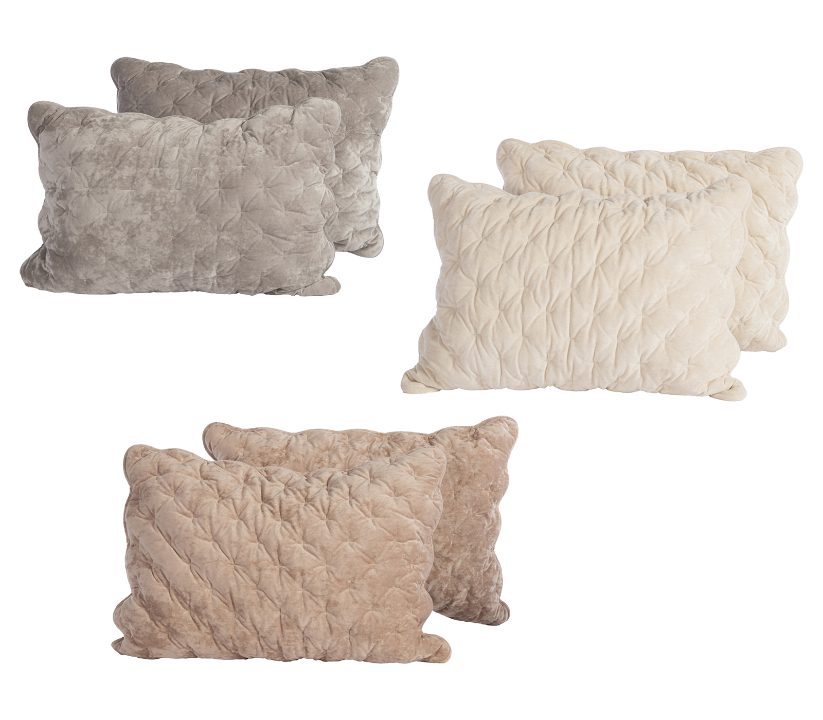 Μαξιλαροθήκη Nef-Nef Homeware (Σετ) Priver 52x72 Beige