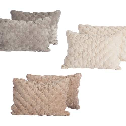 Μαξιλαροθήκη Nef-Nef Homeware (Σετ) Priver 52x72 Beige