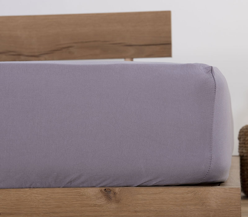 Σεντόνι Διπλό Nef-Nef Homeware Με λάστιχο 140Χ200+30 L.Grey