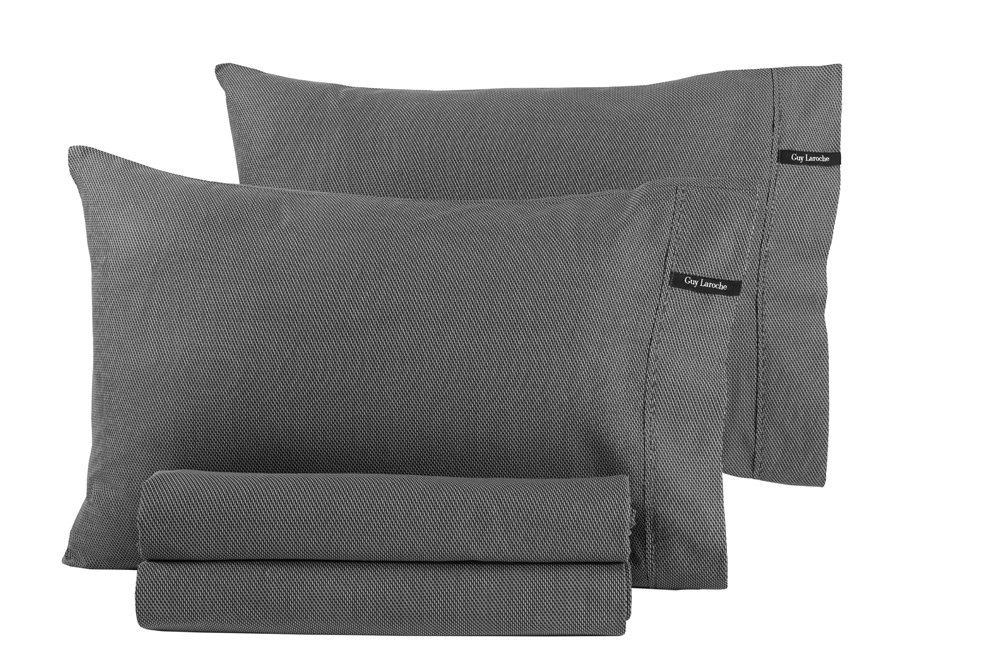 Σεντόνι King Size Guy Laroche Minimal Black & White 280X270