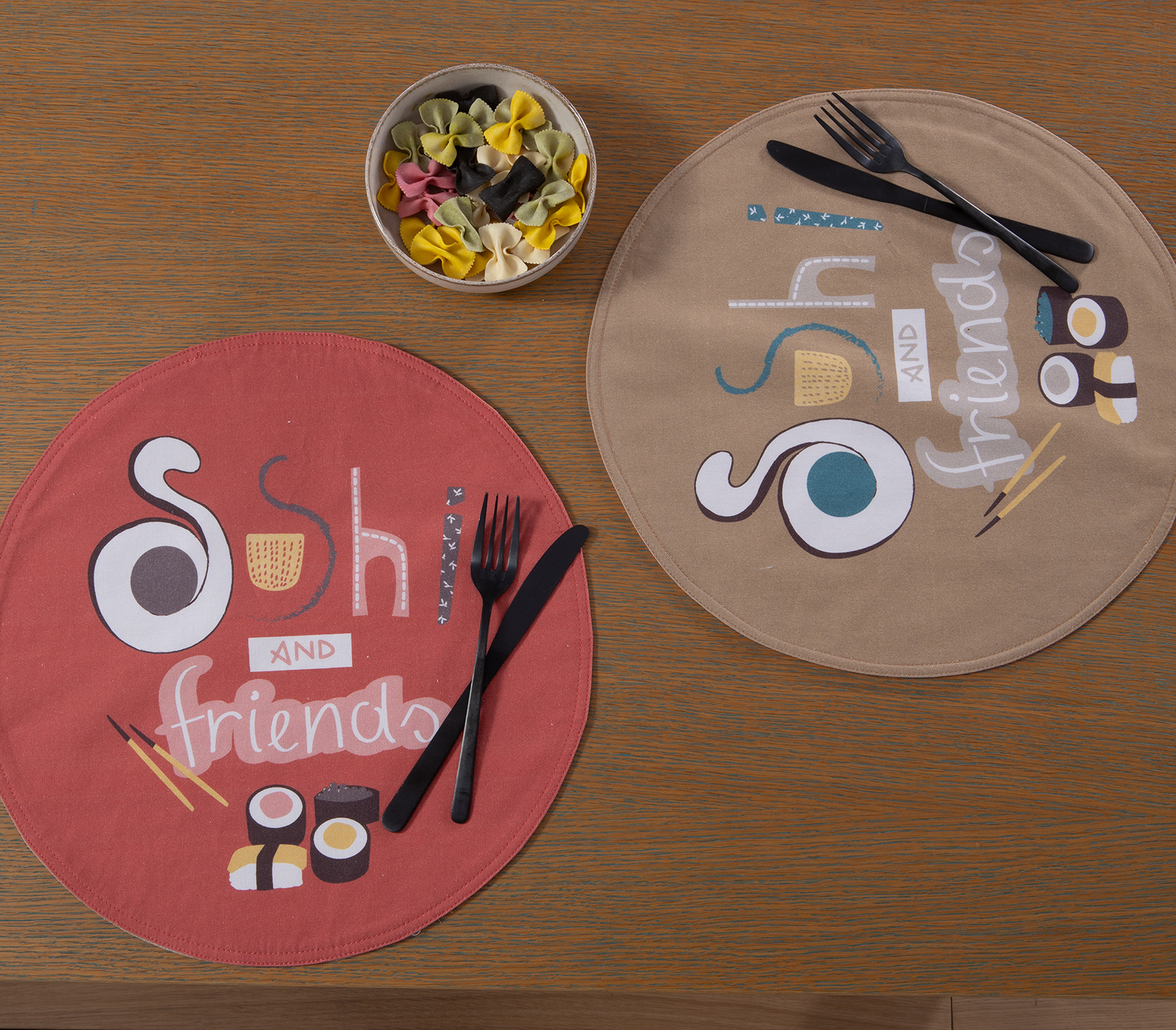 Σουπλά Nef-Nef Homeware Sushi D.38 Chaki/Terra