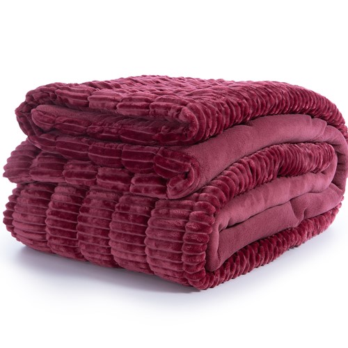 Κουβερτοπάπλωμα Yπέρδιπλο Nef-Nef Homeware Compose 220X240 Sangria