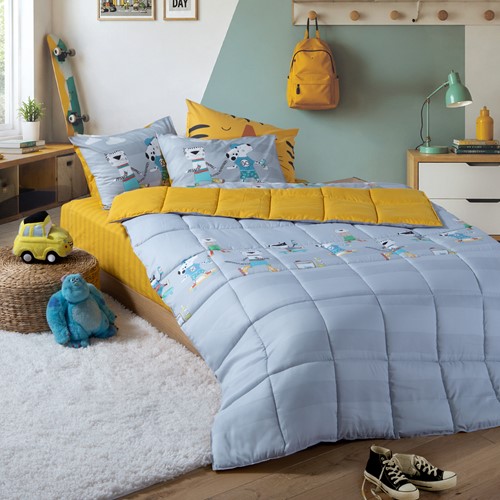 Παιδικό Πάπλωμα Nef-Nef Homeware Μονό Cool Skating 160x220 Grey