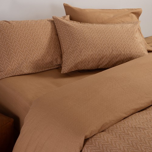Σεντόνια Διπλά Nef-Nef Homeware Suspen 200x270 Caramel