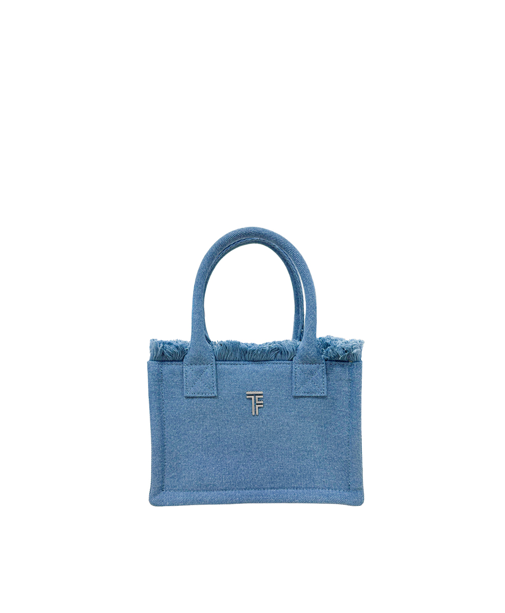 Tσάντα Xειρός Feel an Touch Caribbean Denim
