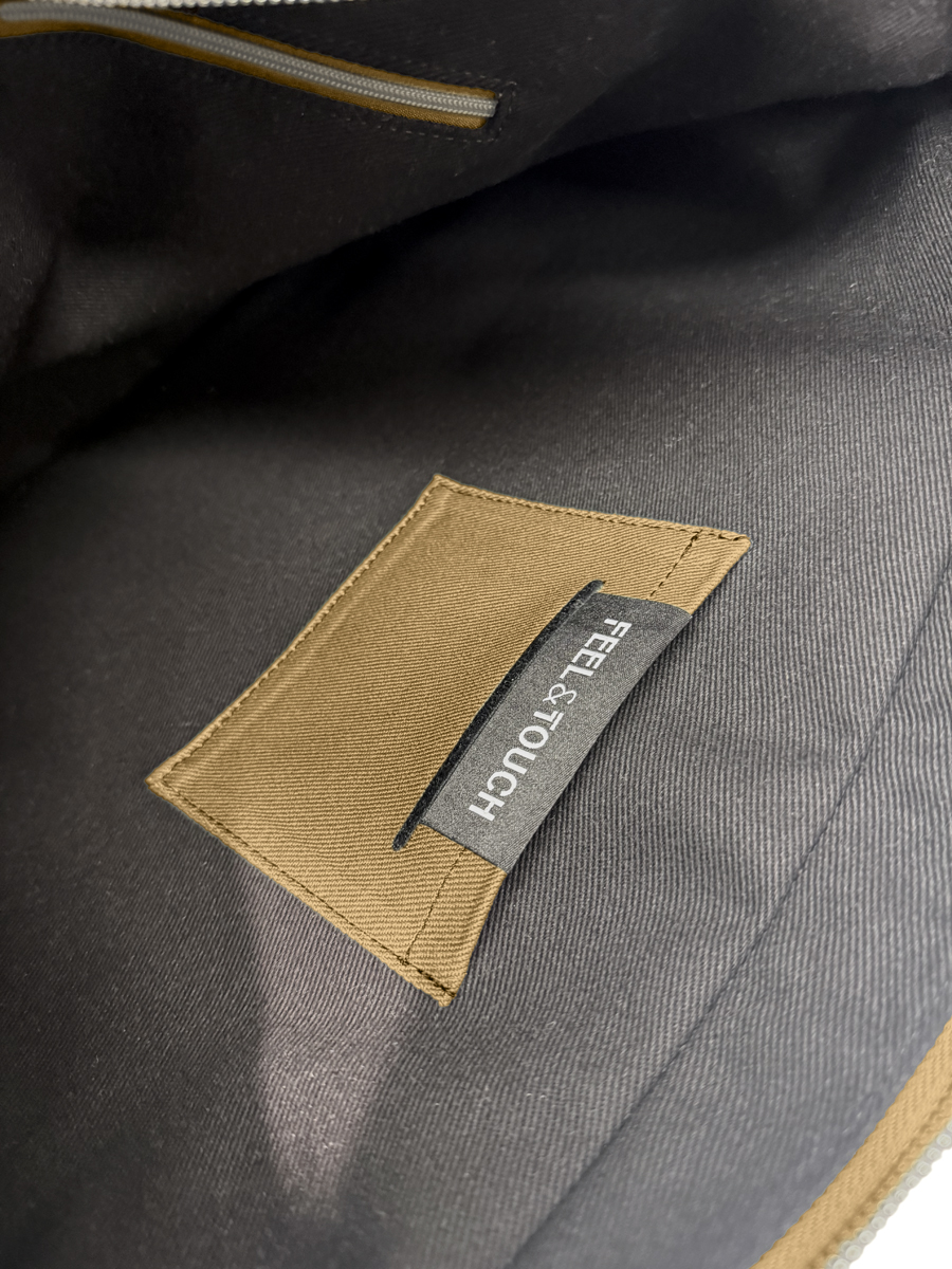Tσάντα Θαλάσσης Ώμου Feel an Touch Cabo Mocca/Black 