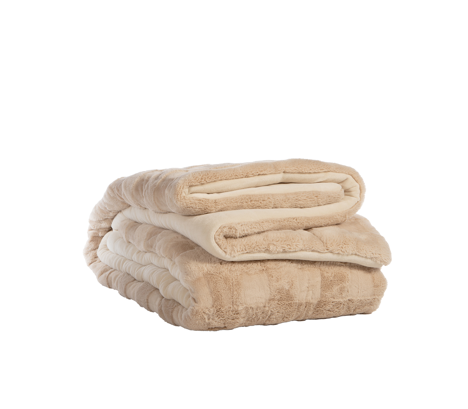 Κουβερτοπάπλωμα Υπέρδιπλο Nef-Nef Homeware Wave 220x240 Ecru