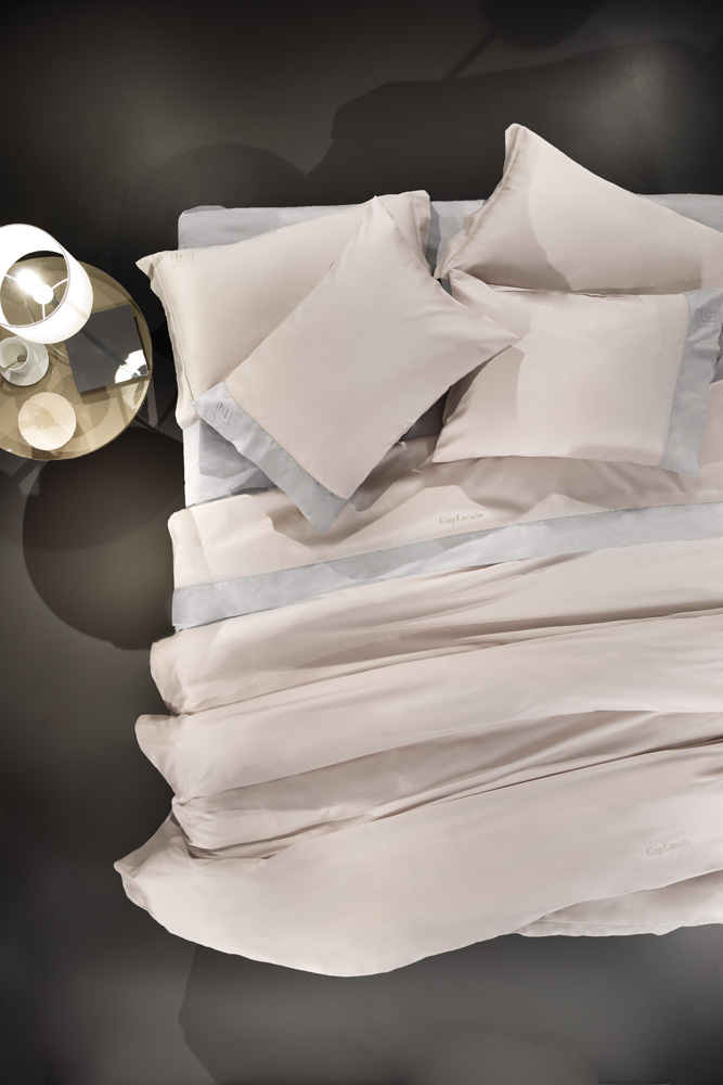 Σετ Σεντόνια King Size Guy Laroche Silky Natural/Silver 270x280