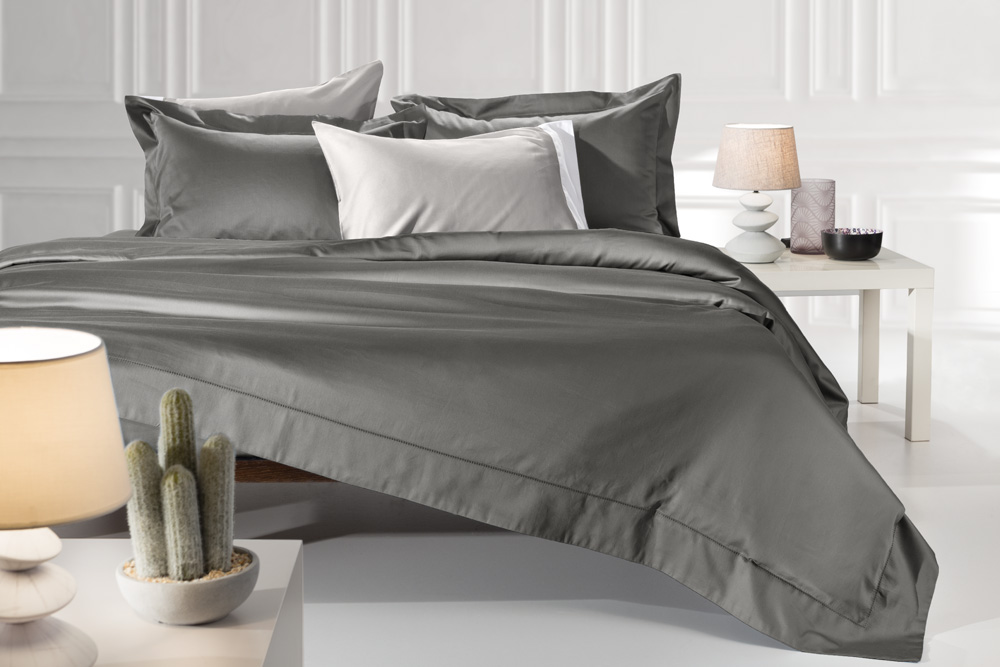  Σετ Παπλωματοθήκη Υπέρδιπλη Guy Laroche Silky Anthracite