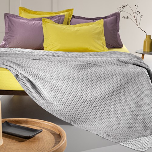 Κουβέρτα Πικέ Yπέρδιπλη Guy Laroche Eternity Silver 260X240