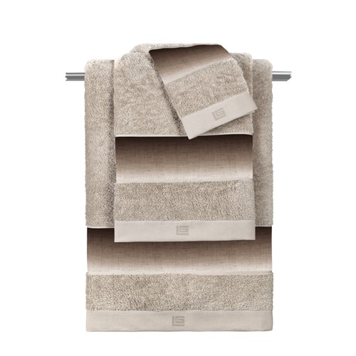 Σετ Πετσέτες 3 Τεμαχίων Guy Laroche Mykonos Beige