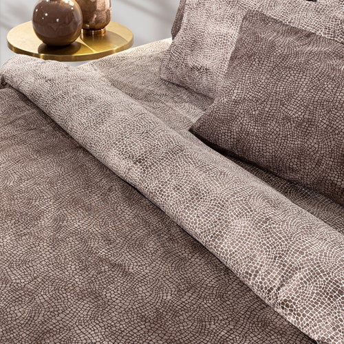 Σεντόνια Υπέρδιπλα Guy Laroche (Σετ) Safari με λάστιχο Choco 170X200+32