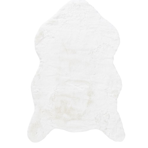 Γούνινο Χαλί Bunny SHAPE BUNNY CANVAS WHITE Royal Carpet - 80 x 120 cm