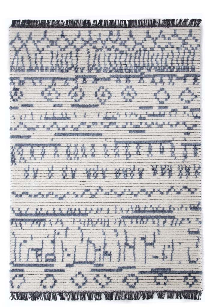 Χαλί Σαλονιού Iris 191 Cream Blue Royal Carpet 160Χ230