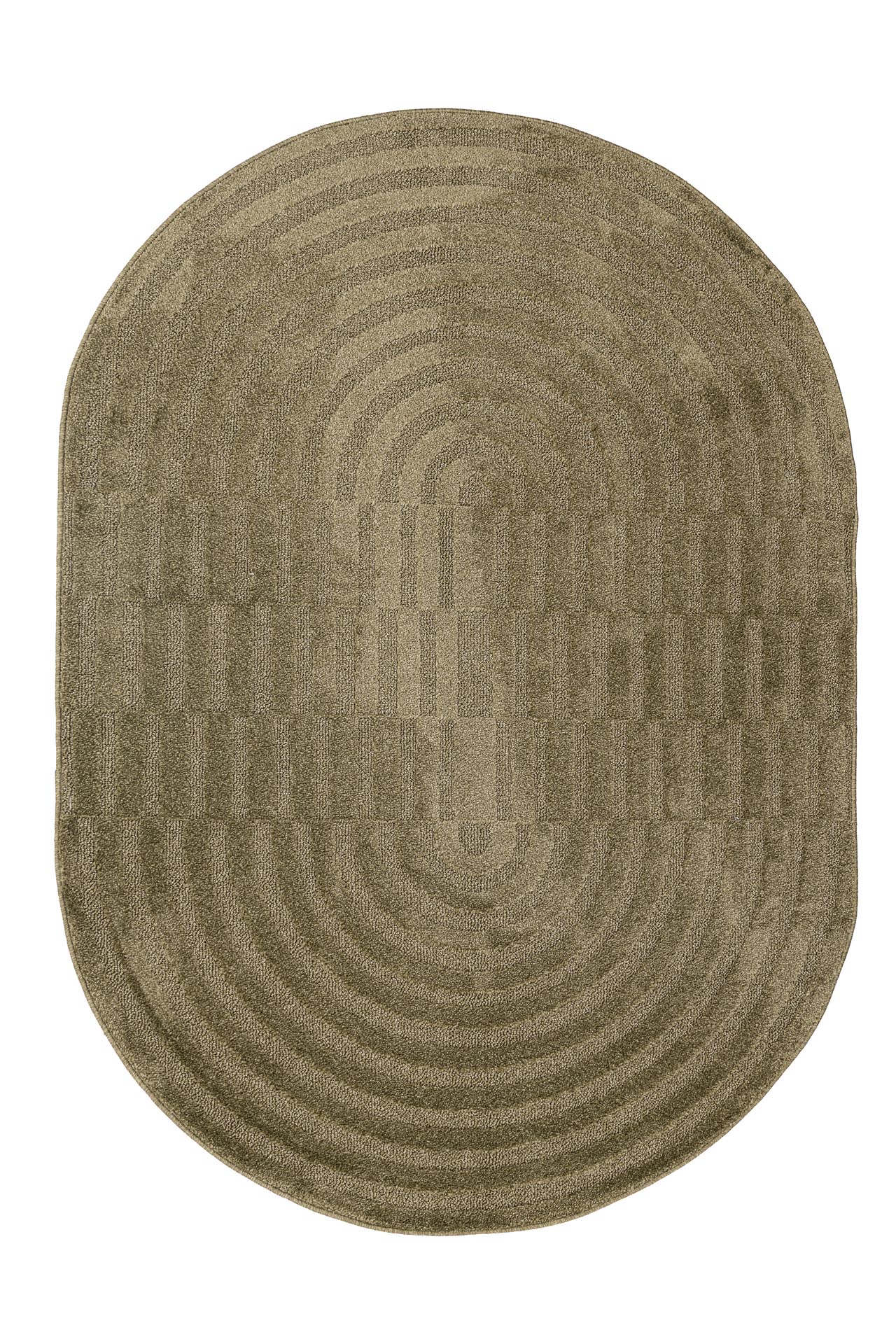 Οβάλ Χαλί Jazz 2972A OLIVE Royal Carpet - 200 x 290 cm