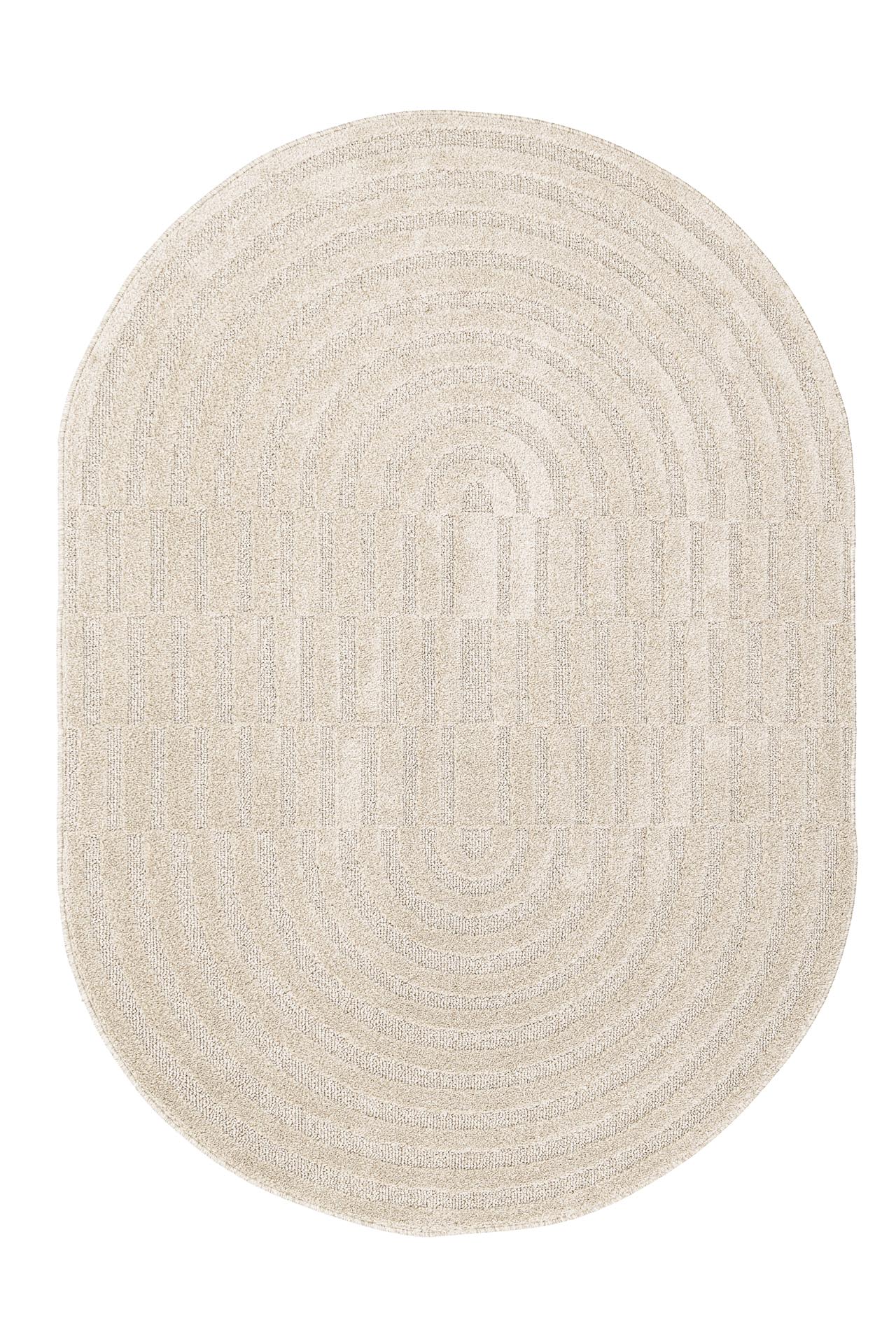 Οβάλ Χαλί Jazz 2972A WHITE Royal Carpet - 160 x 230 cm