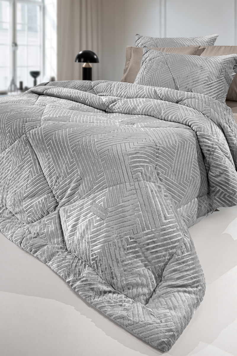 Κουβερτοπάπλωμα King Size Guy Laroche York Silver 260X240