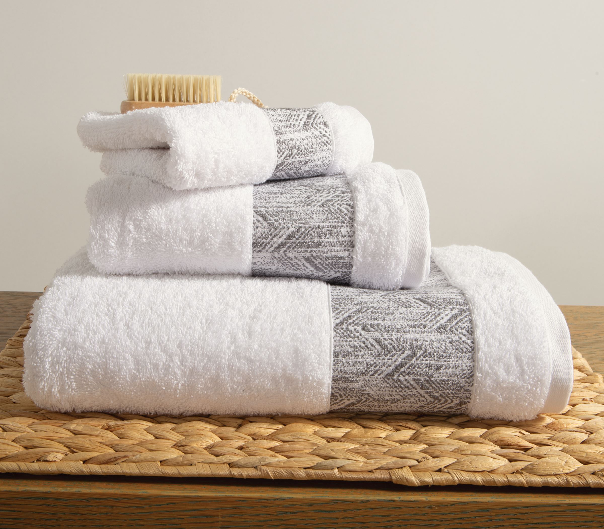 Πετσέτα Χεριών Nef-Nef Homeware Depreo 30x50 White