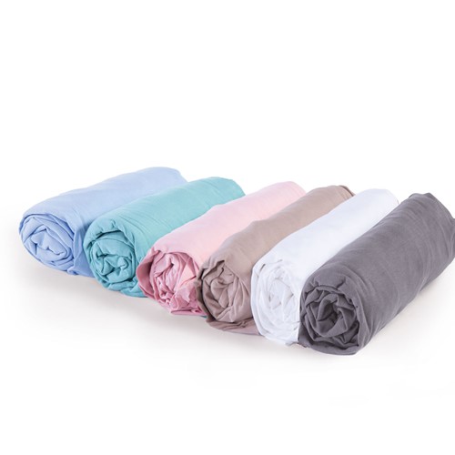 Σεντόνι Μακό Nef-Nef King Size Jersey 180X200+30 White