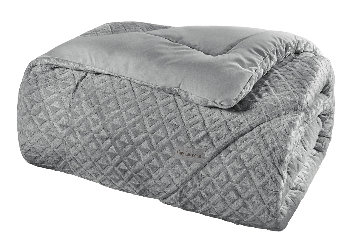 Κουβερτοπάπλωμα Ημίδιπλο Guy Laroche Profile Grey 180x240