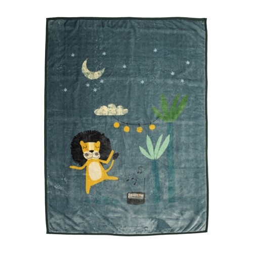 Παιδική Κουβέρτα Nef-Nef Homeware Wild Dance 160x220 Stone Blue
