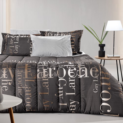 Πάπλωμα Υπέρδιπλο Guy Laroche Instyle Choco Suede 220X240