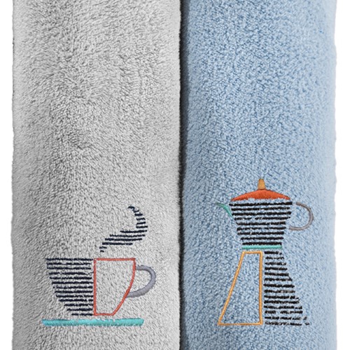 Πετσέτες Κουζίνας Guy Laroche (Σετ) Gourmet Kitchen 21 (35X50)